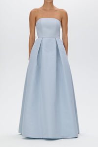 Alice Silk Faille Full Gown with Bow Belt