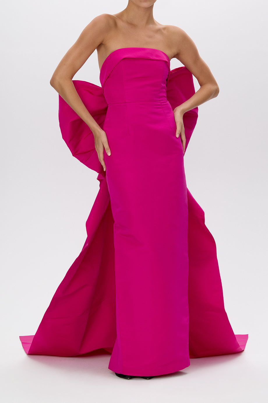 Colette Silk Faille Column Gown