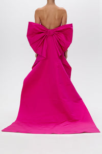 Colette Silk Faille Column Gown