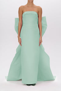 Colette Silk Faille Column Gown