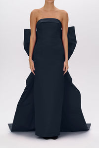 Colette Silk Faille Column Gown