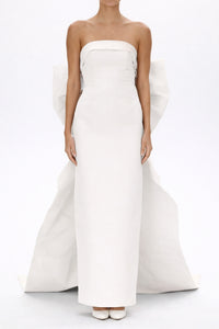 Colette Silk Faille Column Gown