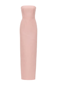 Elizabeth Silk Faille Column Gown