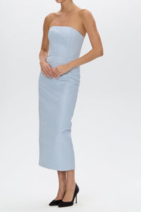 Elizabeth Silk Faille Midi Dress