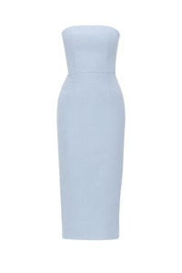 Elizabeth Silk Faille Midi Dress
