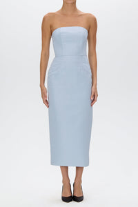 Elizabeth Silk Faille Midi Dress