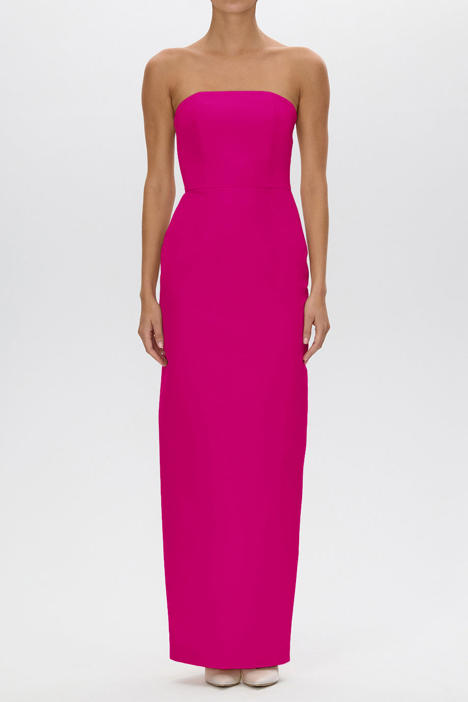 Elizabeth Silk Faille Column Gown