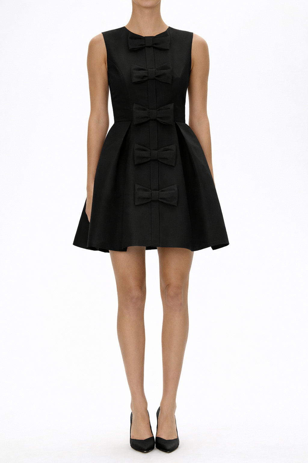 Eloise Silk Faille Mini Dress