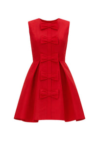 Eloise Silk Faille Mini Dress