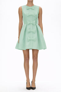 Eloise Silk Faille Mini Dress