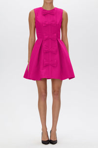 Eloise Silk Faille Mini Dress