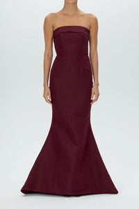 Evelyn Silk Faille Mermaid Gown