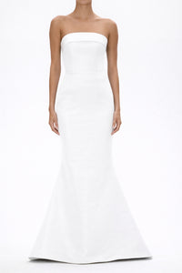Evelyn Silk Faille Mermaid Gown