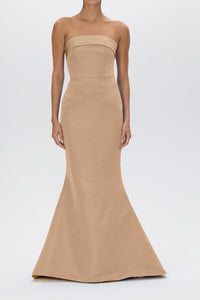 Evelyn Silk Faille Mermaid Gown