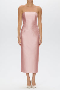 Juliette Silk and Wool Midi Dress