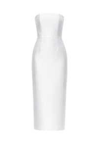 Juliette Silk and Wool Midi Dress