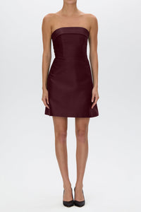 Lucille Silk and Wool Mini Dress
