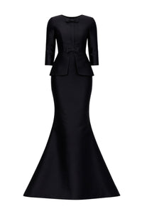 Marion Silk and Wool Mermaid Gown