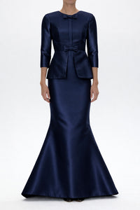 Marion Silk and Wool Mermaid Gown