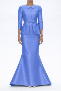 Marion Silk and Wool Mermaid Gown