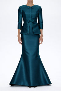 Marion Silk and Wool Mermaid Gown