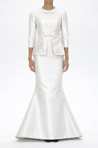 Marion Silk and Wool Mermaid Gown