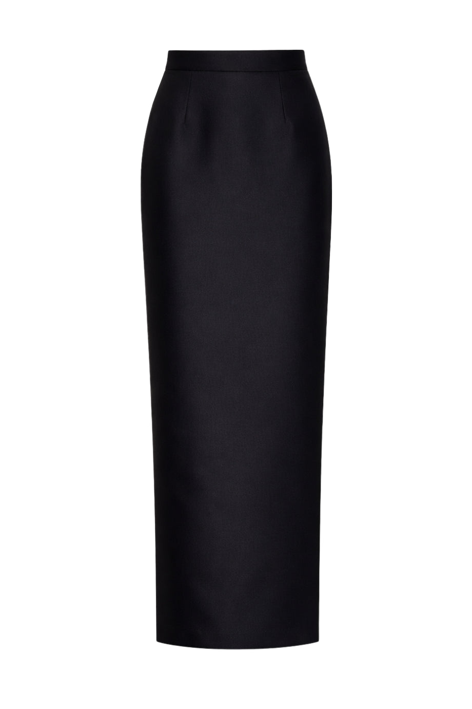 Silk and Wool Column Skirt