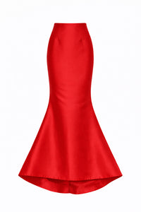 Silk and Wool Mermaid Skirt