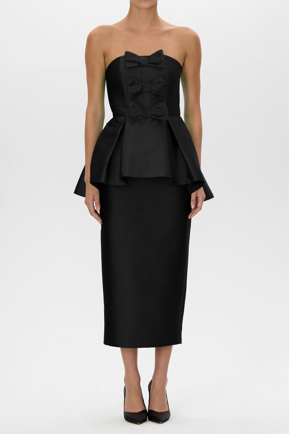 Stella Silk and Wool Midi Dress