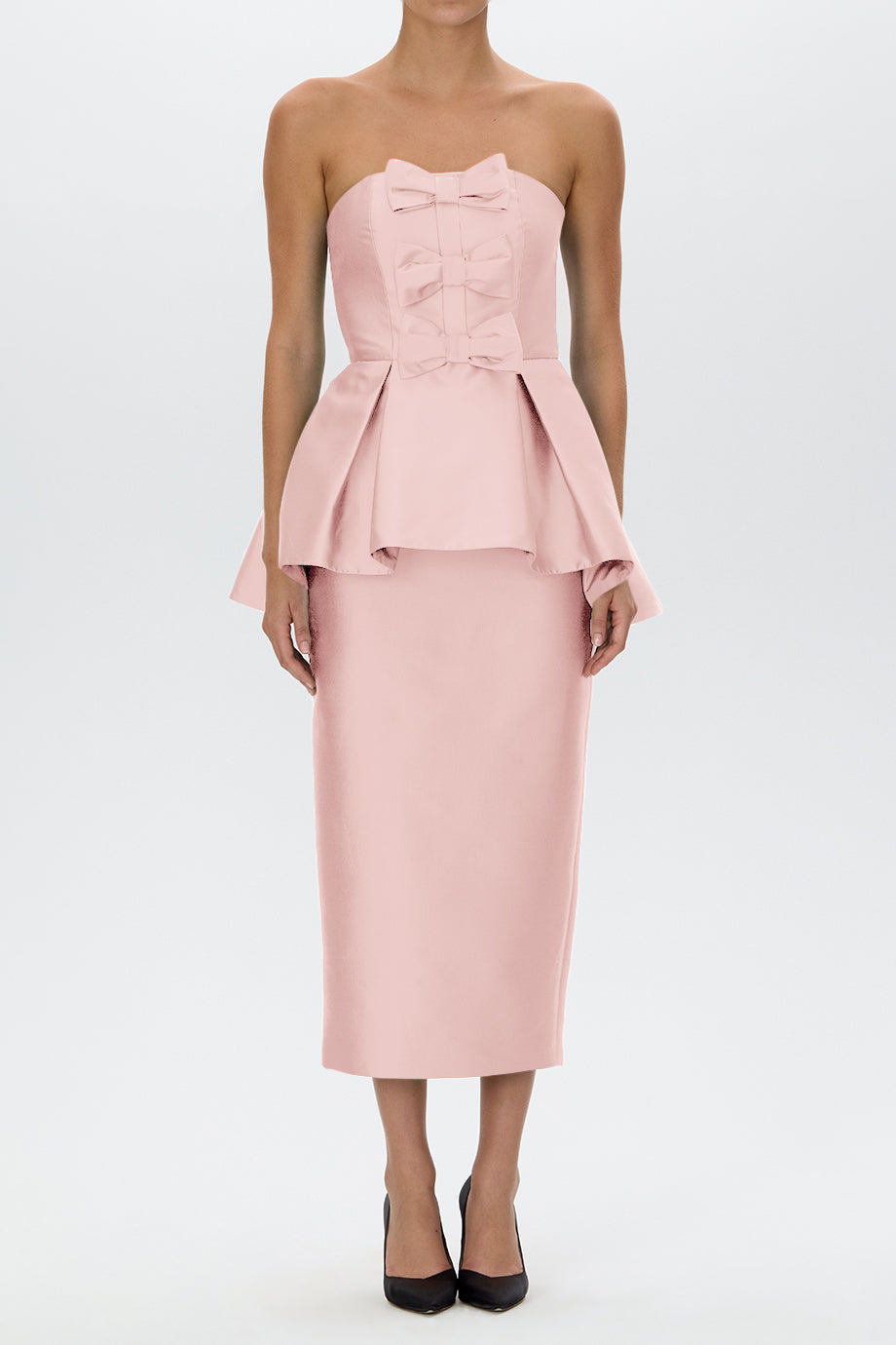 Stella Silk and Wool Midi Dress