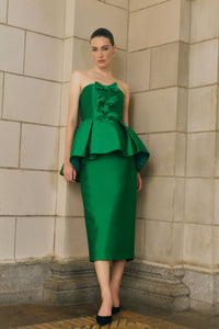 Stella Silk and Wool Midi Dress