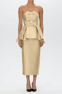 Stella Silk and Wool Midi Dress