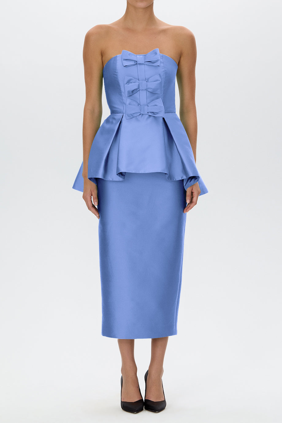 Stella Silk and Wool Midi Dress