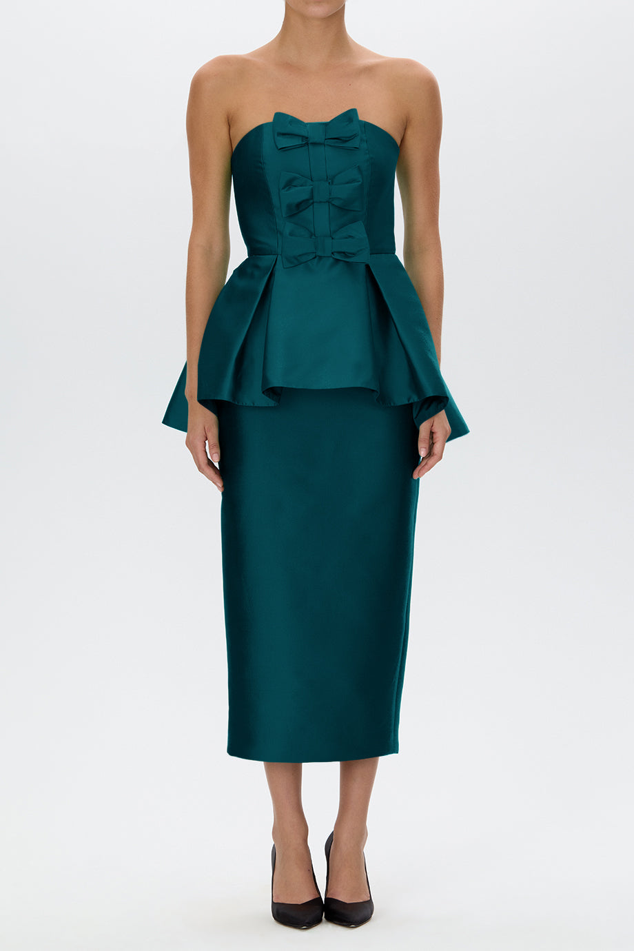 Stella Silk and Wool Midi Dress