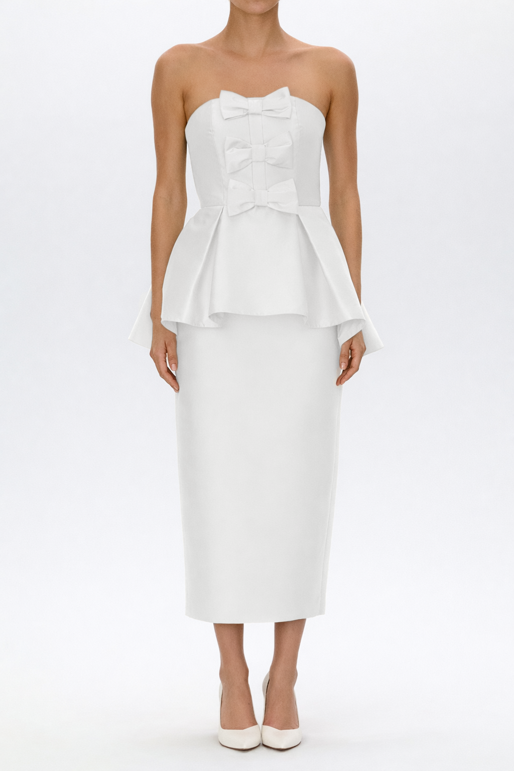 Stella Silk and Wool Midi Dress