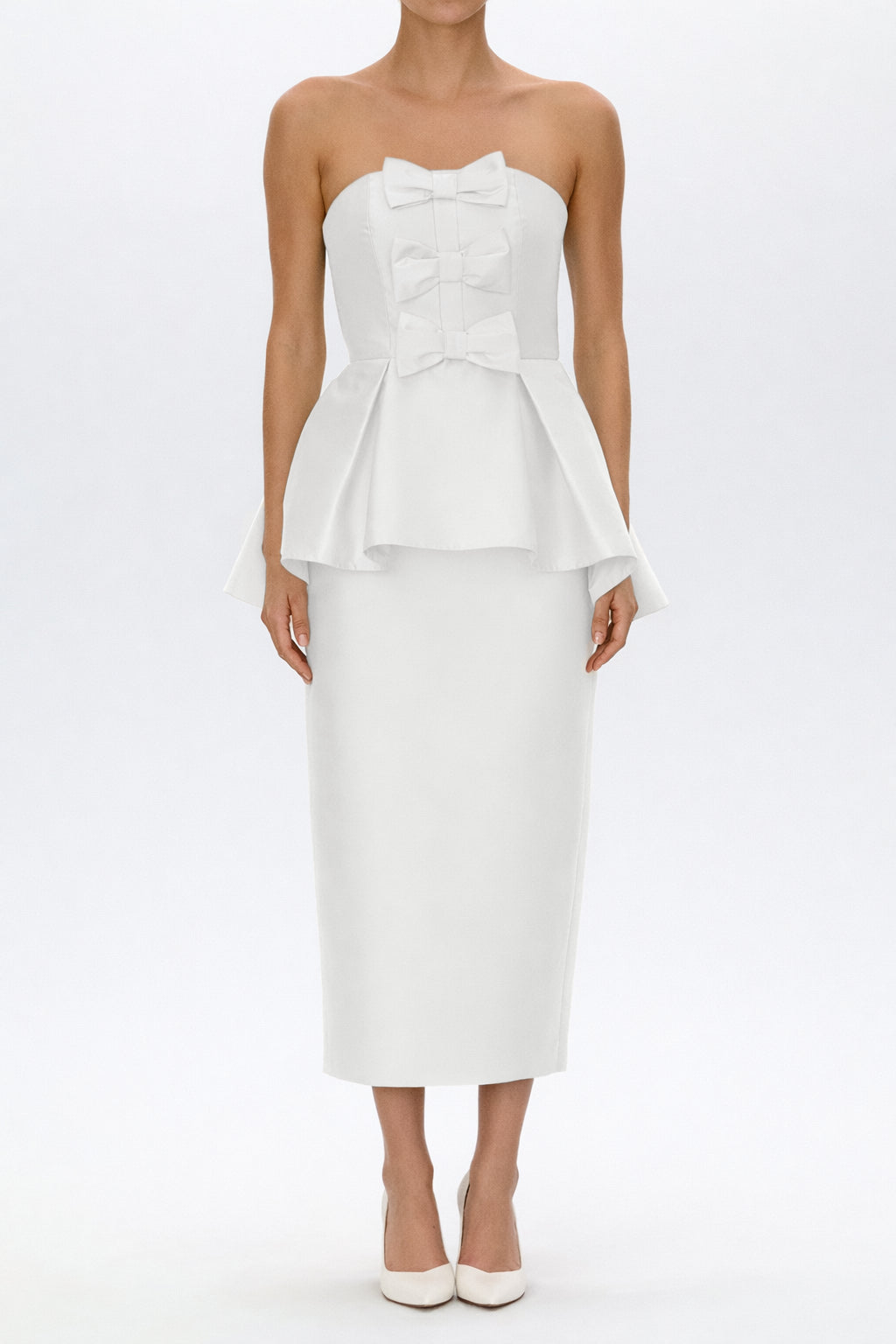 Stella Silk and Wool Midi Dress