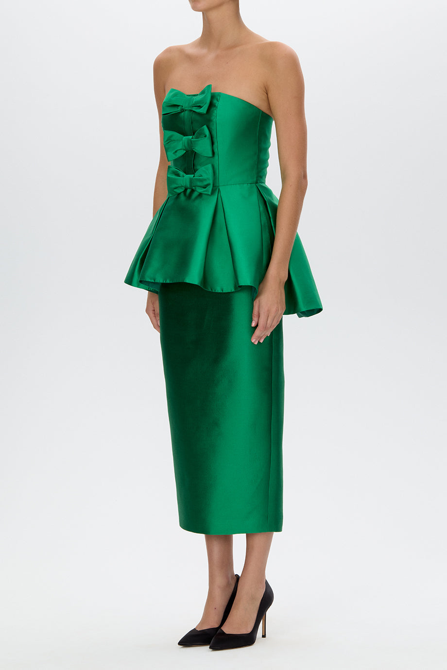 Stella Silk and Wool Midi Dress