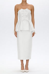 Stella Silk and Wool Midi Dress