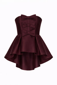 Stella Silk and Wool Peplum Top