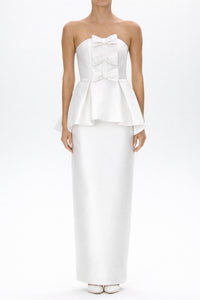 Stella Silk and Wool Peplum Top
