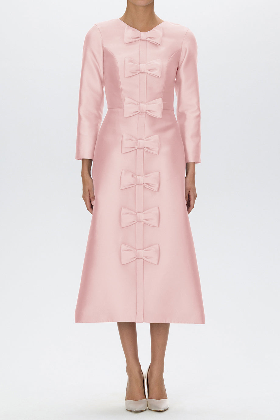 Valentina Silk and Wool Midi Dress