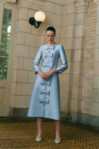 Valentina Silk and Wool Midi Dress