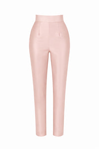 Silk and Wool Cigarette Pants