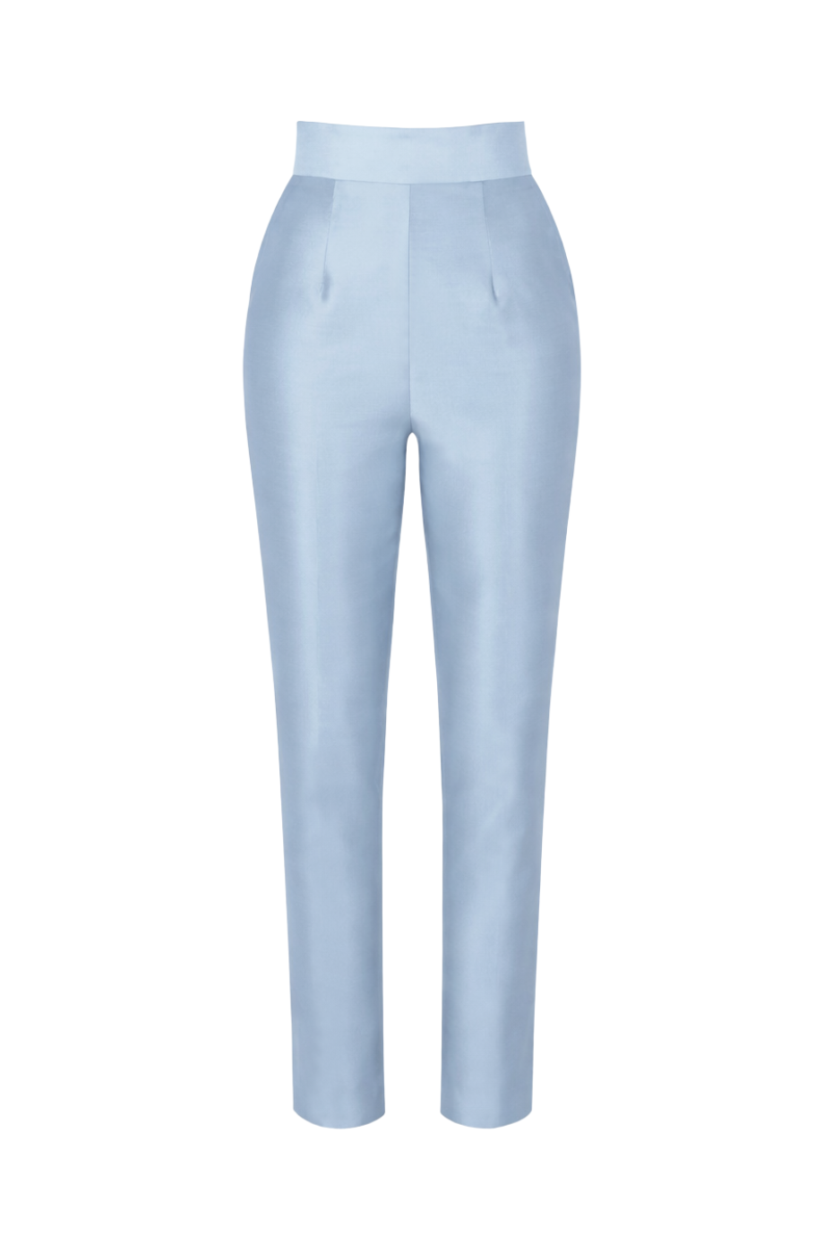 Silk and Wool Cigarette Pants