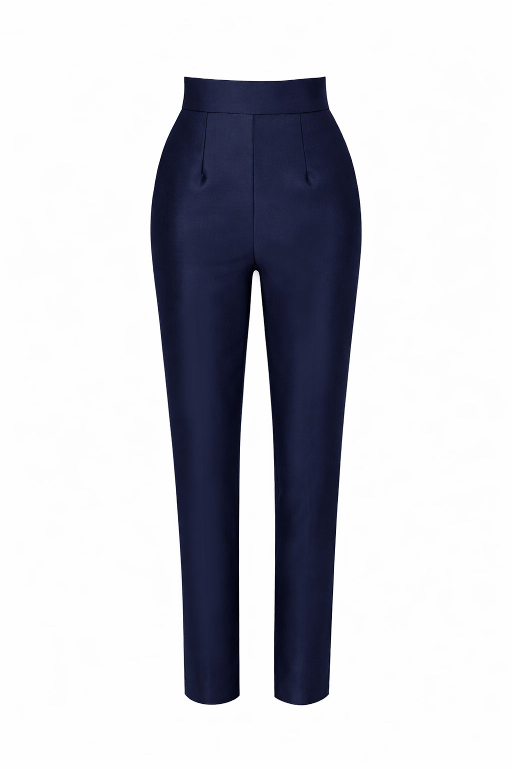 Silk and Wool Cigarette Pants