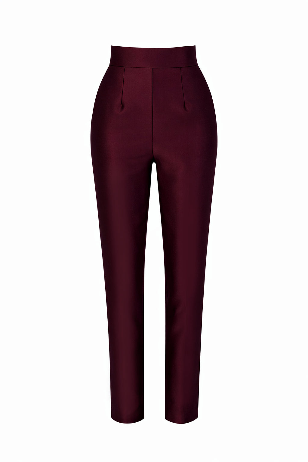 Silk and Wool Cigarette Pants