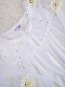 Alice White Cotton Nightgown