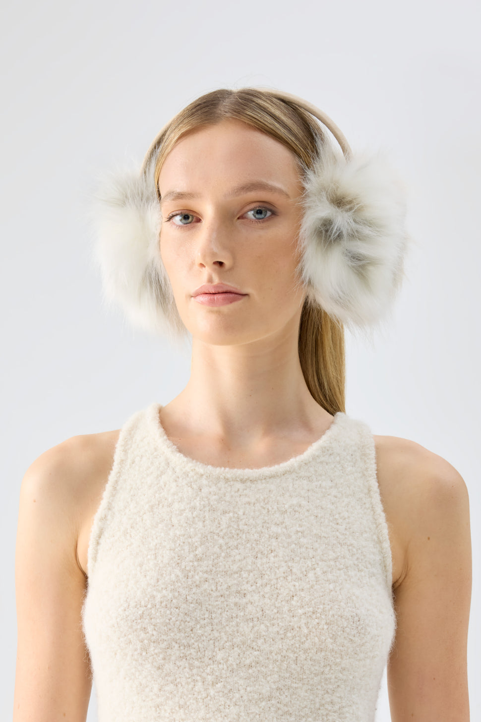 All Ears Earmuffs in Snow Leopard