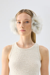 All Ears Earmuffs in Snow Leopard