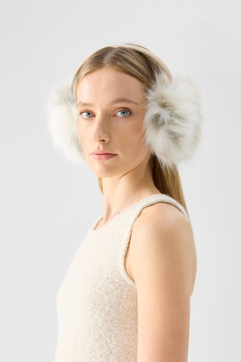 All Ears Earmuffs in Snow Leopard